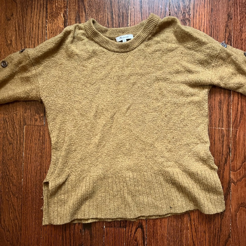Madewell Autumnal Yellow Sweater